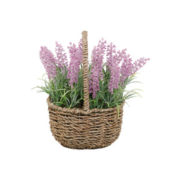 9.5"H Lavender in Basket