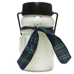 Baby Snowman Candle- Candy Cane