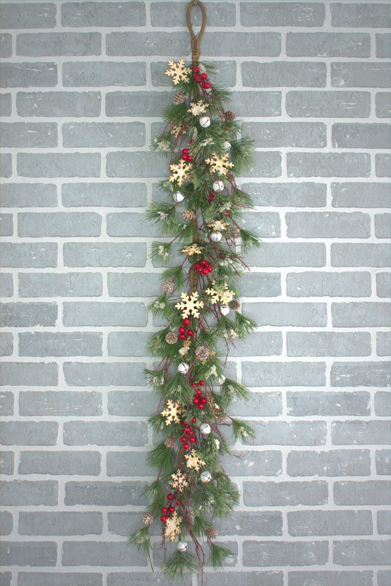 Sleigh Bells 4ft Garland Creative Carpentry of Maine