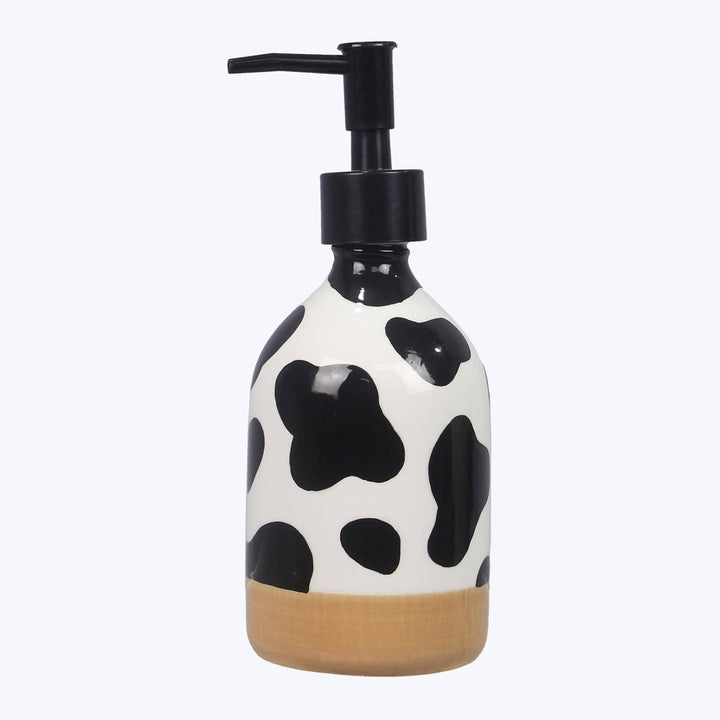 Ceramic Cow Soap Dispenser  (Sku#: 13268)