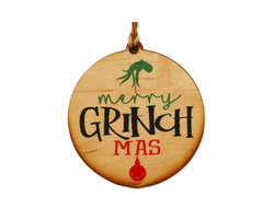 Merry Grinch Mas Christmas Ornament