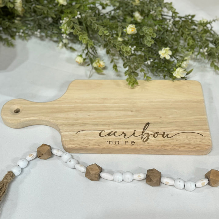 Personalized Hometown Cutting/Serving Board