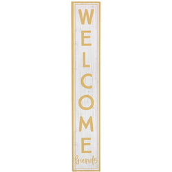 Welcome Friends Yellow - Porch Boards