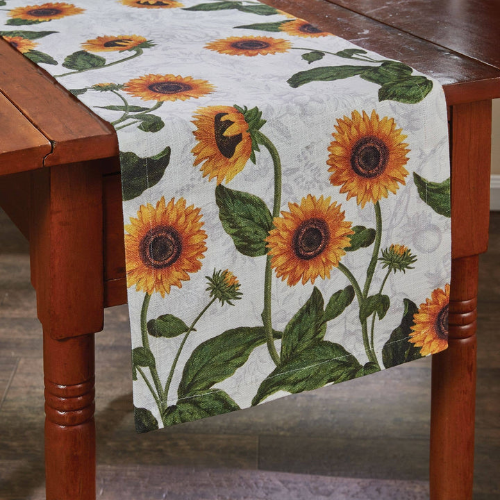 Williamsburg Sunflower Toile Table Runner  - 54