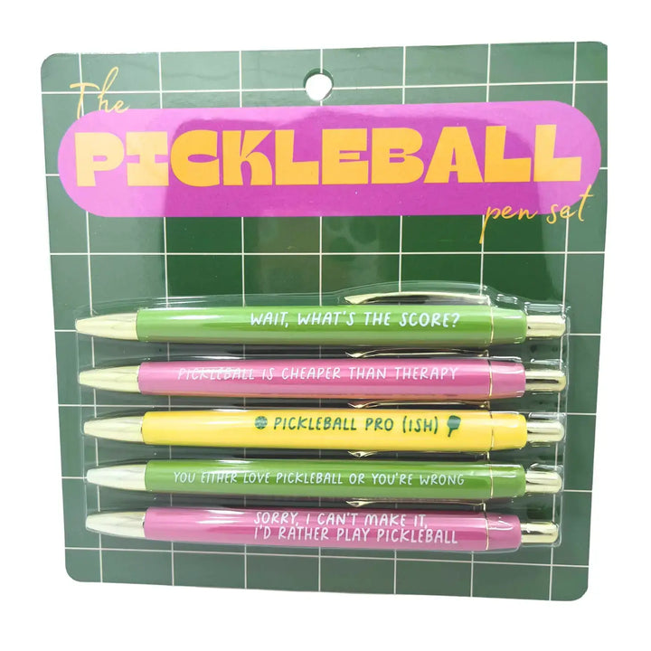 Pickleball Pen Set (funny, gift, pickle ball)