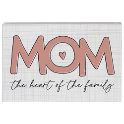 Mom Heart Of Family - Small Talk Rectangle