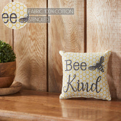 Buzzy Bees Bee Kind Pillow 6x6