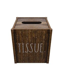 Rae Dunn “Tissue” Wooden Tissue Box