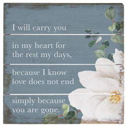 Carry In Heart Flower - Perect Pallet Petites: 6" x 6" x 1"