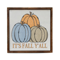 It's Fall Y'all Pumpkins - Halloween Decor