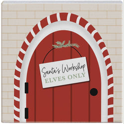 Santa's Workshop Door - Small Talk Square