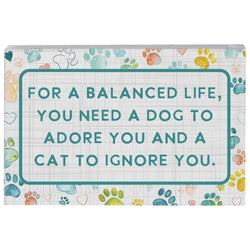 Balanced Life  - Small Talk Rectangle