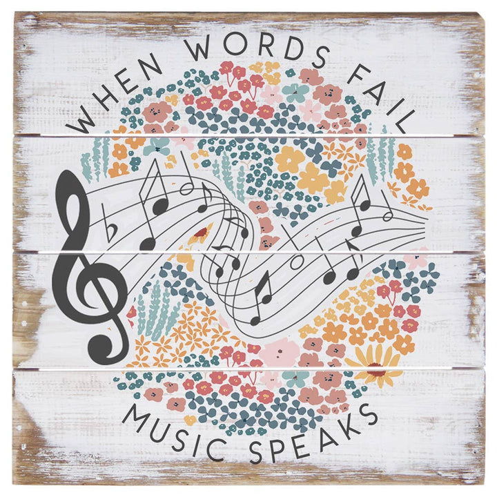 Music Speaks Floral - Perfect Pallet Petities: 6