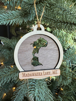 Personalized Lake Ornament