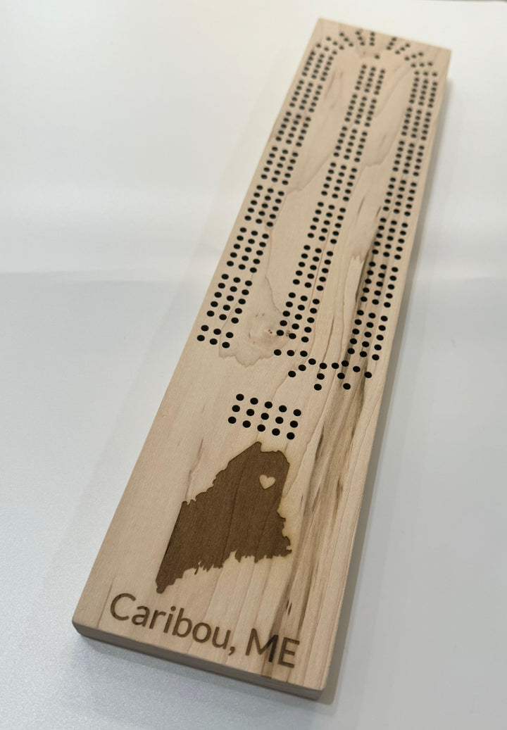 Custom Hometown Cribbage Board