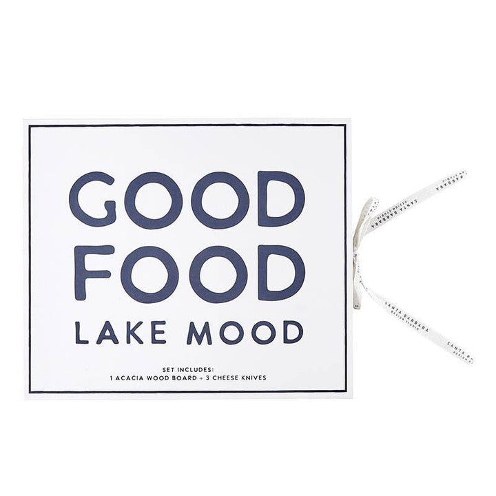 Face to Face Cheese Board Book Box - Good Food Lake Mood