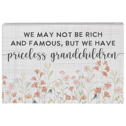 Priceless Grandchildren - Small Talk Rectangle