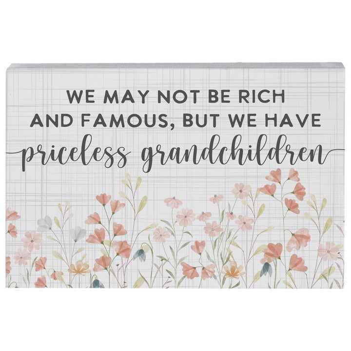 Priceless Grandchildren - Small Talk Rectangle