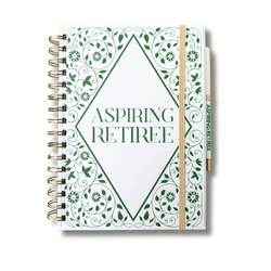 Aspiring Retiree (funny, gift, notebook)