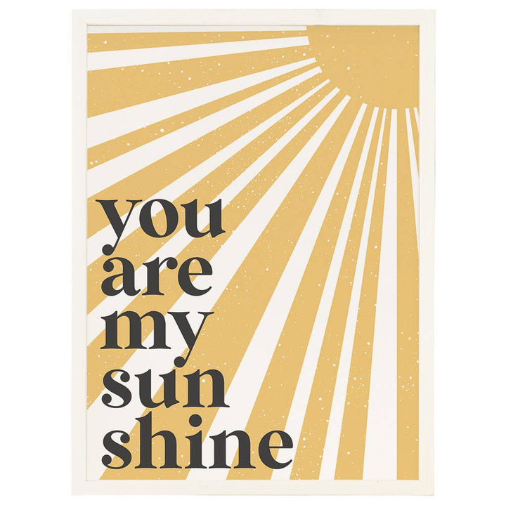 You Are My Sunshine - Thin Frame Rectangle