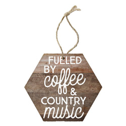 Coffee Country Music - Honeycomb Ornaments