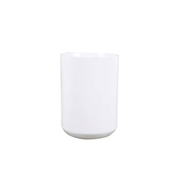 6.25" Everyday Matte Solid White Ceramic Vase
