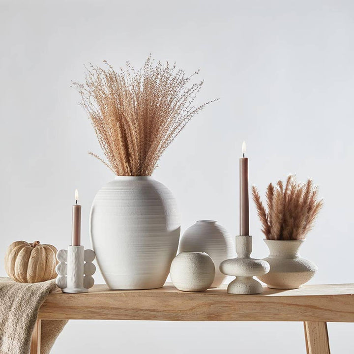 White Vase - Large: Ceramic / 6.5