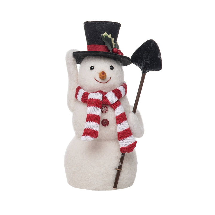 SALE Christmas Small Felt Jolly Snowman: Foam