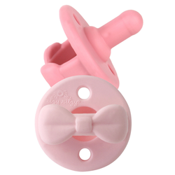 Sweetie Soother™ Pacifier Sets (2-pack): Pink Bows