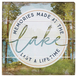 Memories Lake Scene - Perfect Pallet Petities: 6" x 6" x 1"