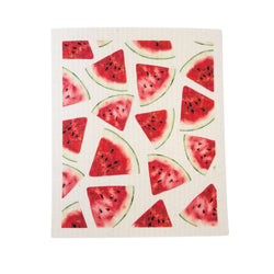Watermelon Patterned Swedish Dishcloth - Kitchen Sponge