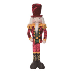 SALE Christmas Md Plush Standing Nutcracker: Polyester