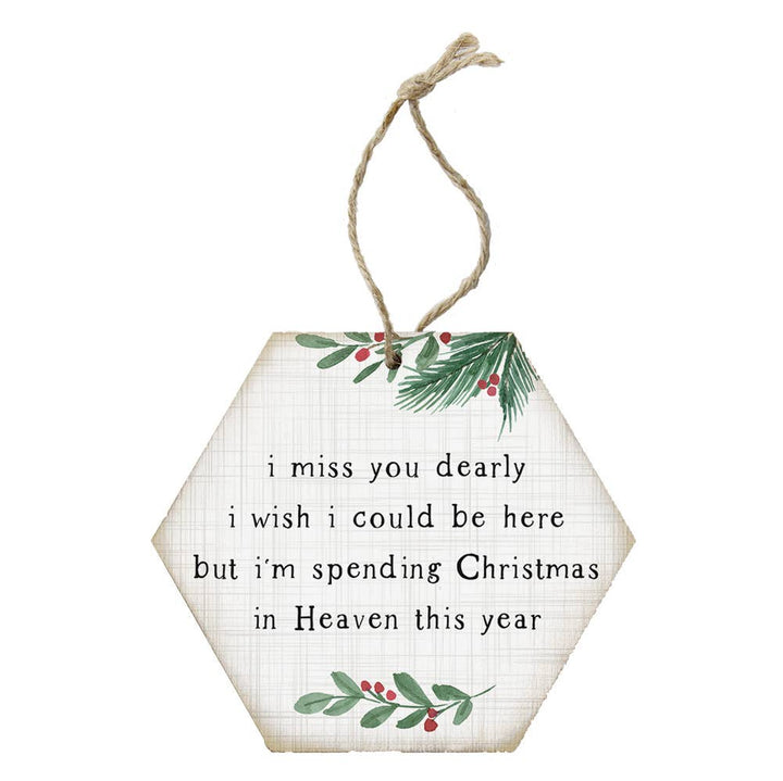 Christmas In Heaven - Honeycomb Ornaments