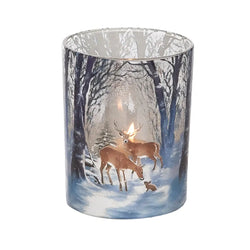 Christmas Deer Medium Candle Holder