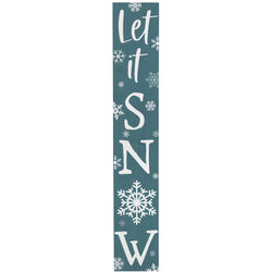 Let It Snow Blue - Porch Boards
