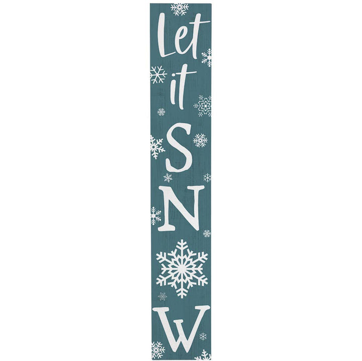 Let It Snow Blue - Porch Boards