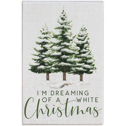 White Christmas - Small Talk Rectangle