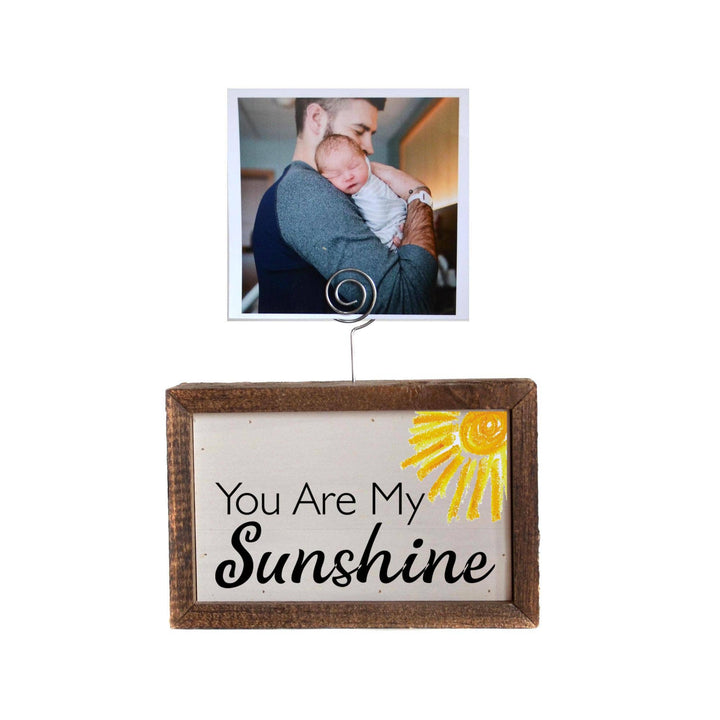 6X4 Tabletop Picture Frame Block - You Are My Sunshine