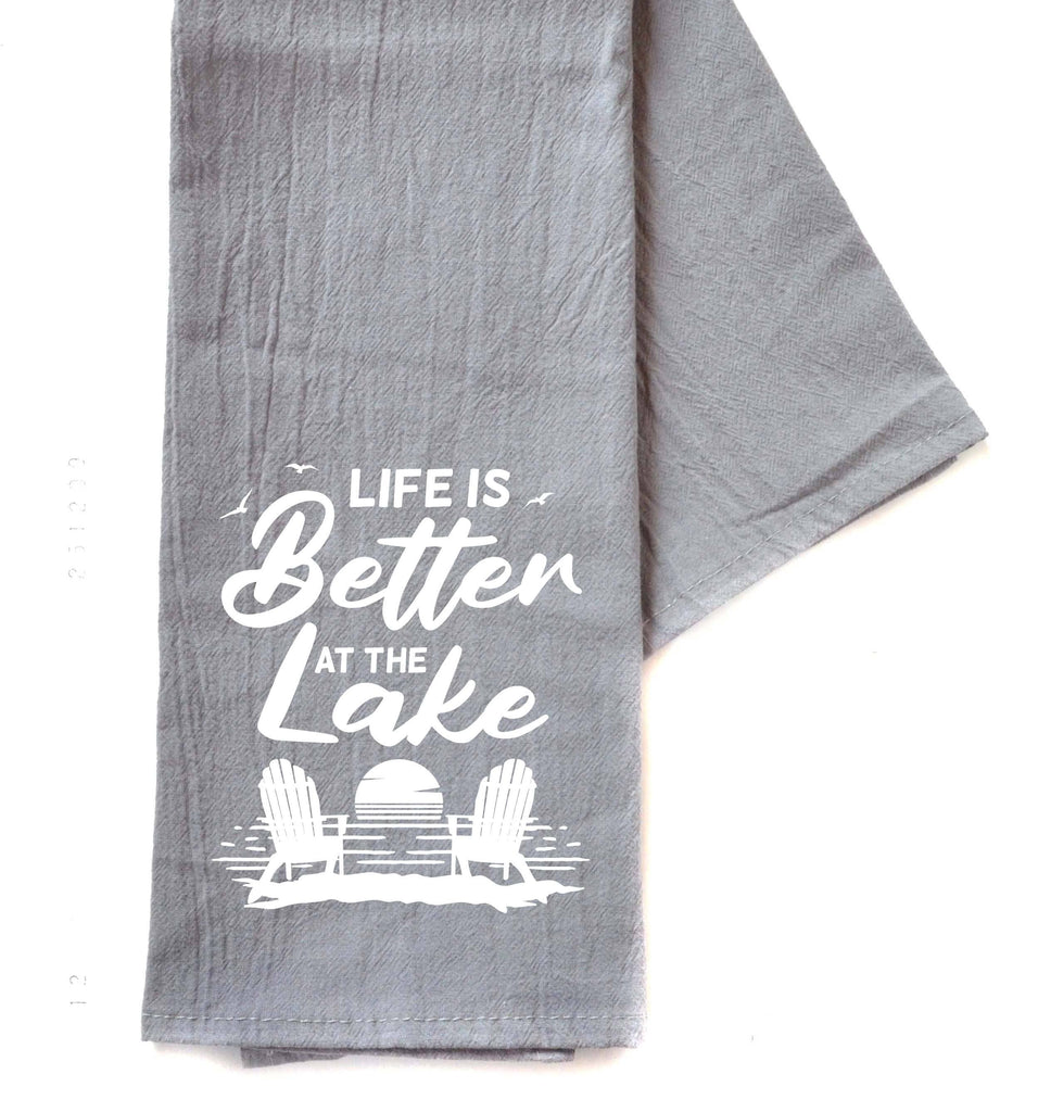 Driftless Studios Life Is Better At The Lake Hand Towel - Thumbnail 5