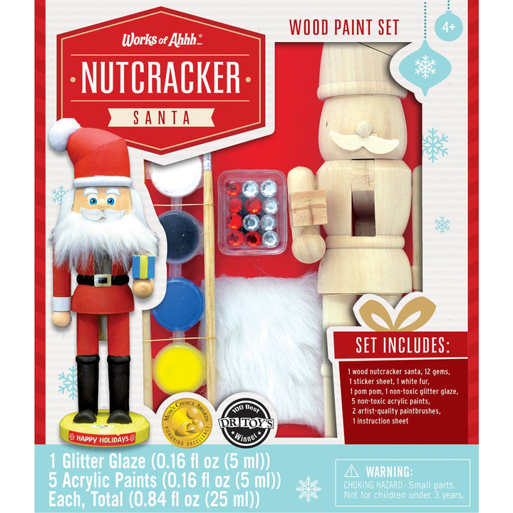 Nutcracker Santa - Holiday Wood Paint Kit
