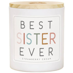 Best Sister  - Strawberry Cream Candle