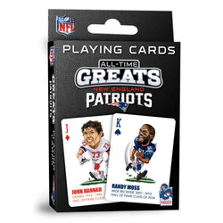 New England Patriots NFL All-Time Greats Playing Cards