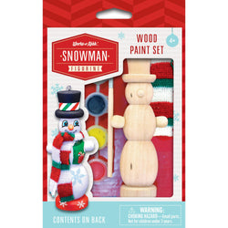 Nutcracker Snowman Ornament - Holiday Mini Paint Kit