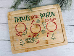 Milk and Cookies Tray/Santa Cookie Tray/Cookies For Santa