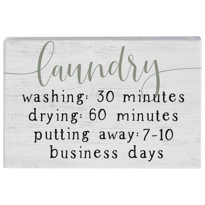 Laundry Washing - Small Talk Rectangle