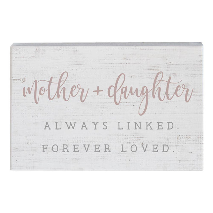 STR1335 - Mother + Daughter Always Linked Forever Loved