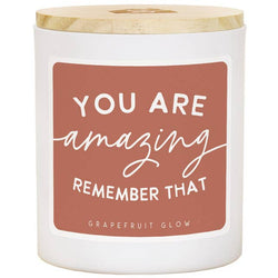 You Are Amazing - Grapefruit Glow Candle