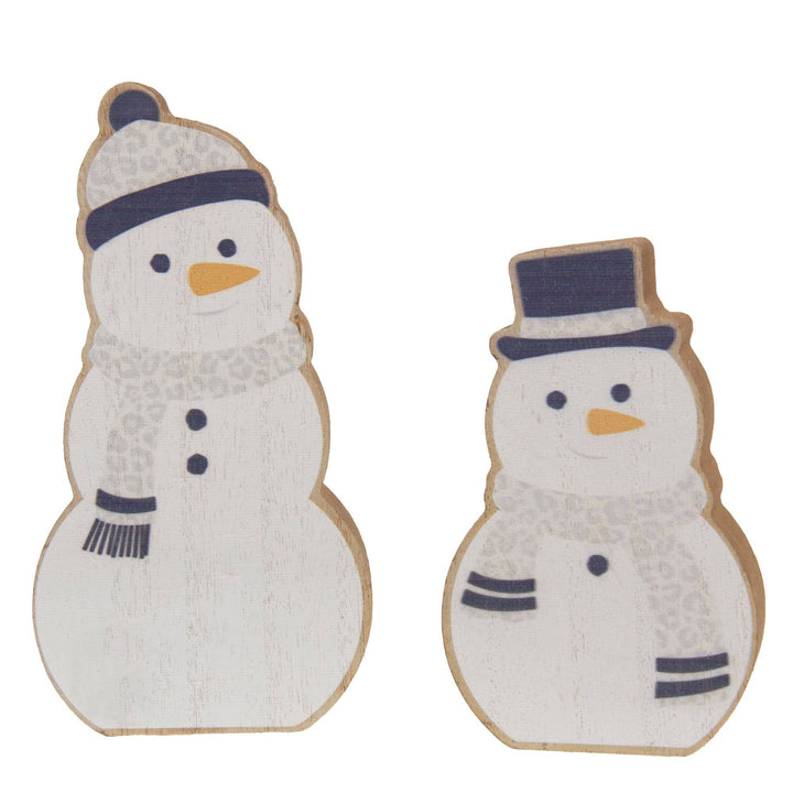 2/Set, Icy Chunky Snowman Sitters