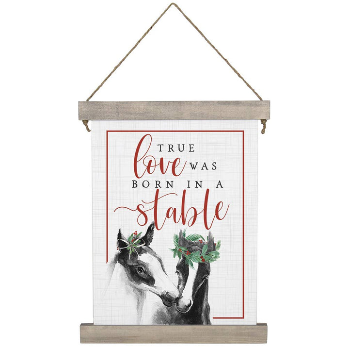 True Love Stable - Hanging Canvas: 10