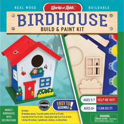 Birdhouse - Buildable Wood Paint Kit